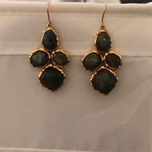 Hanging Labradorite Earrings